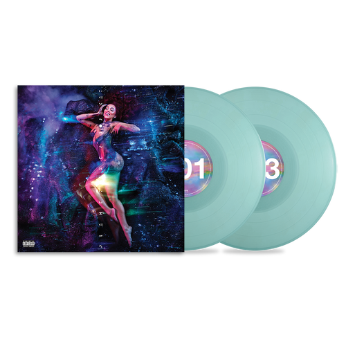 Doja Cat 'Planet Her' (5th Anniversary) Translucent Light Blue Vinyl front view.